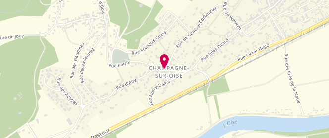 Plan de Accueil de loisirs de Champagne-sur-Oise, 10 Place du Général de Gaulle, 95660 Champagne-sur-Oise