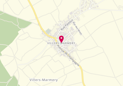 Plan de Accueil de loisirs Villers Marmery, Place de la Mairie, 51380 Villers-Marmery