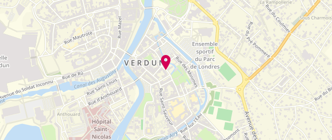 Plan de Accueil de loisirs - Ca Grand Verdun Ecole Elémentaire Poincaré - Verdun, Rue Louis Couten, 55100 Verdun