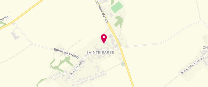 Plan de Pep Lor'est Sainte Barbe - périscolaire/extrascolaire, 7 Rue Brondex, 57640 Sainte-Barbe