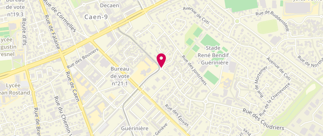 Plan de Centre de loisirs Horizon Jeunesse, 5 Avenue Flandres Dunkerque, 14000 Caen