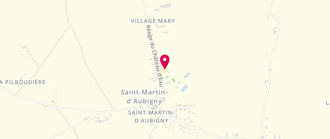 Plan de Accueil de loisirs Peri-Scolaire saint Martin d'Aubigny, 1 Village de l'Eglise, 50190 Saint-Martin-d'Aubigny