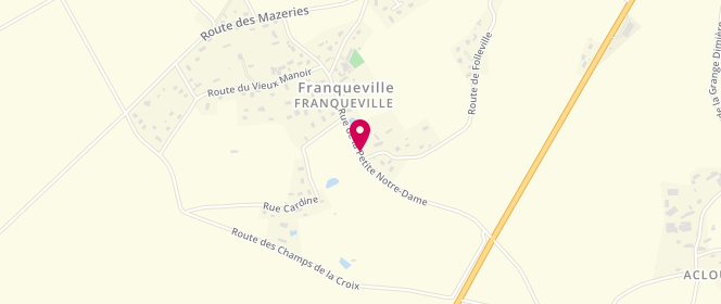Plan de Accueil de loisirs périscolaire à Franqueville, Rue Petite Notre Dame, 27800 Franqueville