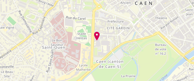 Plan de Accueil de loisirs Centre d'Animation la Prairie, 11 Avenue Albert Sorel, 14000 Caen
