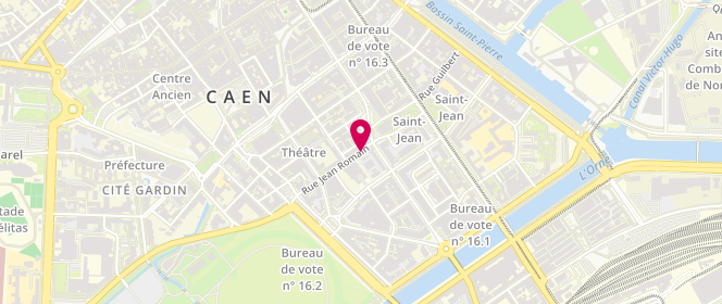 Plan de Accueil de loisirs Cap Loisirs, 11 Rue Jean Romain, 14000 Caen
