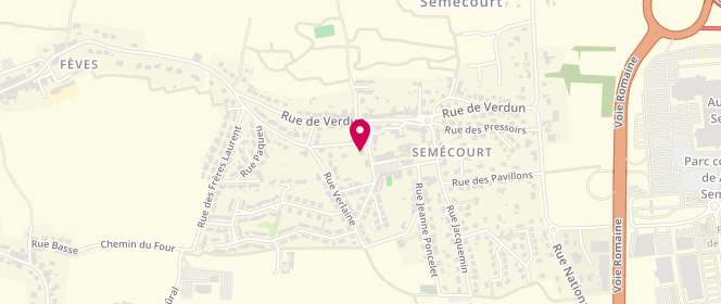 Plan de Ligue De L'enseignement Semecourt - périscolaire, 3 Rue Pierre Curie, 57280 Semécourt
