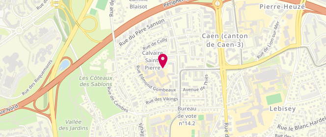 Plan de Local Ados - l'Esp'Ado, 29 Rue d'Anisy, 14000 Caen