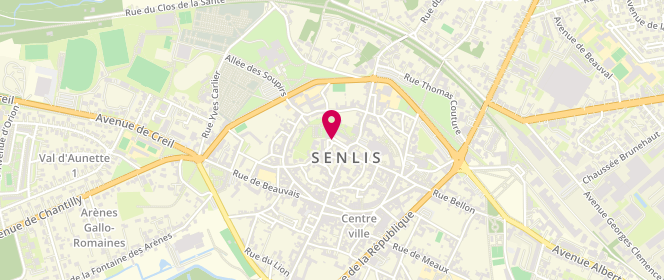 Plan de Accueil de loisirs périscolaire Saint Péravi à Senlis, Rue Saint Péravi, 60300 Senlis