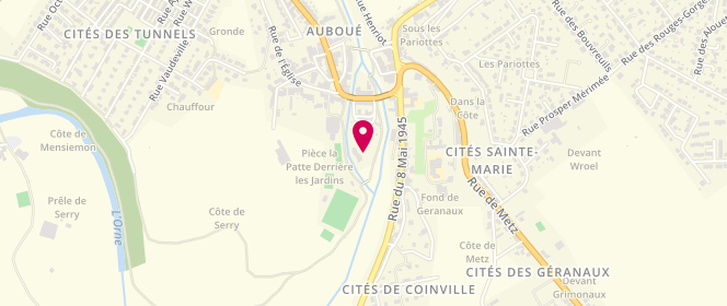 Plan de Accueil de loisirs MJC d'Auboué, Place du Général de Gaulle, 54580 Auboué