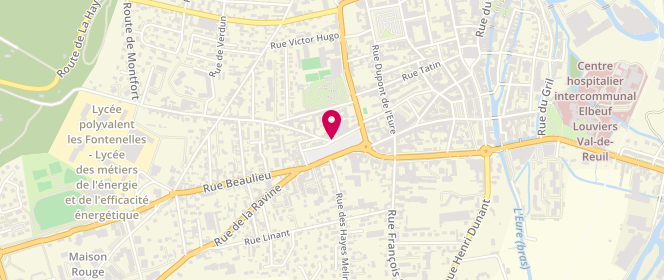 Plan de Accueil de loisirs Jules Ferry - Louviers, 17 Place du Champ de Ville, 27400 Louviers