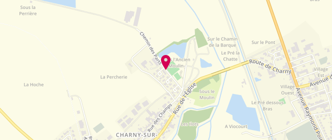 Plan de Accueil de loisirs - Ca Grand Verdun Ecole Elémentaire Clé Des Champs - Charny, 21 Rue Sous le Moulin, 55100 Charny-sur-Meuse