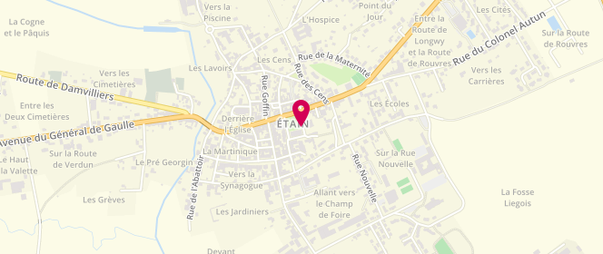 Plan de Accueil de loisirs - Mairie d'Étain, Place Jean-Baptiste Rouillon, 55400 Étain