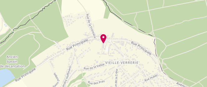 Plan de Asbh Petite-Rosselle - périscolaire/extrascolaire, 104 Rue Principale, 57540 Petite-Rosselle