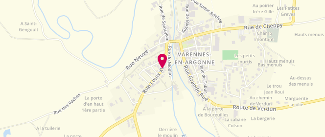 Plan de Accueil de loisirs - Ccas De Varennes En Argonne, 12 Rue Louis Xvi, 55270 Varennes-en-Argonne