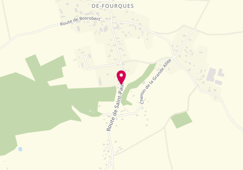 Plan de Accueil de loisirs à saint Eloi de Fourques, Route de Saint Paul, 27800 Saint-Éloi-de-Fourques