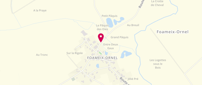 Plan de Accueil de loisirs - Foameix - Cs Etain, Route d'Ornel, 55400 Foameix-Ornel