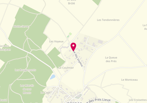 Plan de Accueil de loisirs des 8 villages Rosnay, 9 Rue des Voyeux, 51390 Rosnay