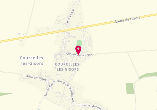 Plan de Accueil de loisirs périscolaire de Courcelles-Les-Gisors, Chemin de la Reine, 60240 Courcelles-lès-Gisors