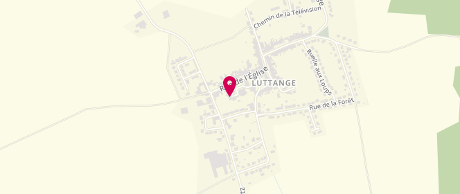 Plan de Mairie De Luttange - périscolaire/extrascolaire, 6 Impasse des Écoles, 57935 Luttange