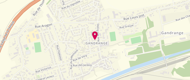 Plan de Mairie Gandrange - Adolescents, 17 Rue des Écoles, 57175 Gandrange