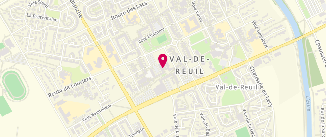 Plan de Accueil de loisirs périscolaire Pivollet - Val de Reuil, Passage des Turbulents, 27100 Val-de-Reuil