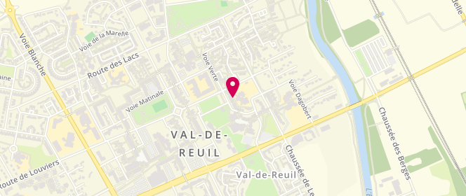 Plan de Accueil de loisirs périscolaire Les Dominos, Rue du Lierre, 27100 Val-de-Reuil