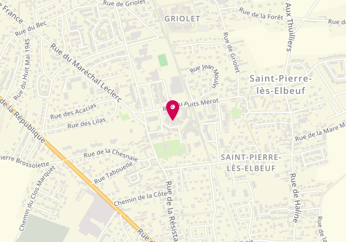 Plan de Accueil de loisirs le Manoir, 3 Rue Hélène Boucher, 76320 Saint-Pierre-lès-Elbeuf