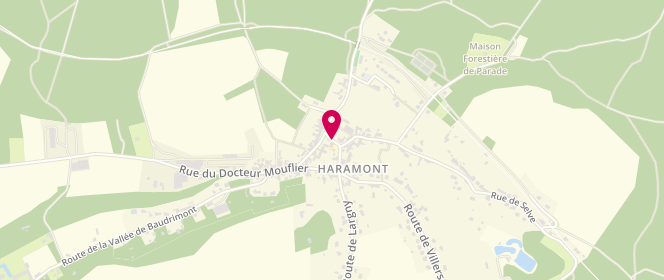 Plan de Accueil de loisirs Haramont, 1 Bis Place de Verdun, 02600 Haramont