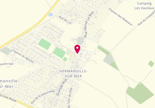 Plan de Local Ados Mjc Intercommunale De Colleville Montgomery Et D'hermanville/Mer, 144 Rue Grande Rue, 14880 Hermanville-sur-Mer