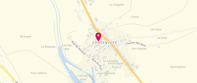 Plan de Accueil de loisirs Péri - Consenvoye - Codecom Argonne Meuse, 10 Rue Petite Rue, 55110 Consenvoye