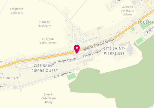 Plan de Accueil de loisirs Péri - Aroeven - Bouligny, 123 Rue de la Libération, 55240 Bouligny