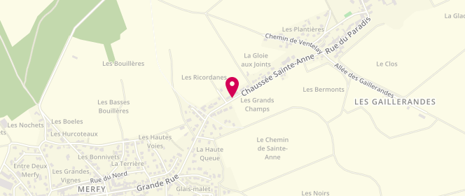 Plan de Accueil de loisirs communauté de communes du Massif Saint Thierry, Chaussée Sainte Anne, 51220 Saint-Thierry