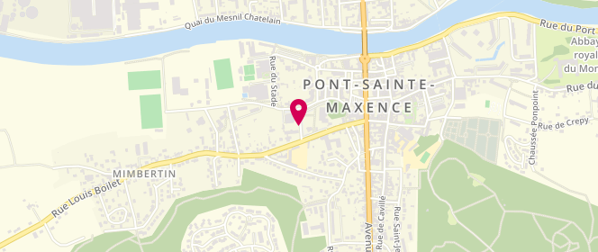 Plan de Accueil de loisirs de Pont sainte Maxence, 1 Rue Théophile Richard, 60700 Pont-Sainte-Maxence
