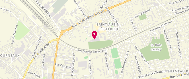 Plan de Accueil de loisirs extrascolaire - L'escapade, 10 Rue Bachelet Damville, 76410 Saint-Aubin-lès-Elbeuf