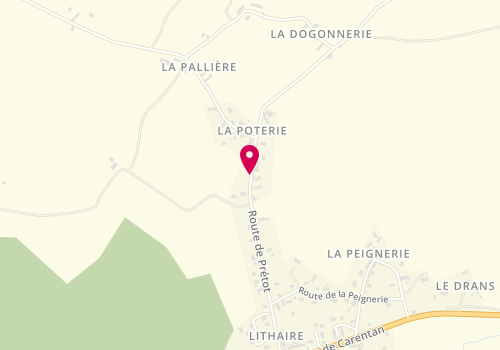 Plan de Accueil périscolaire de Lithaire, Route de Prétot, 50250 Montsenelle