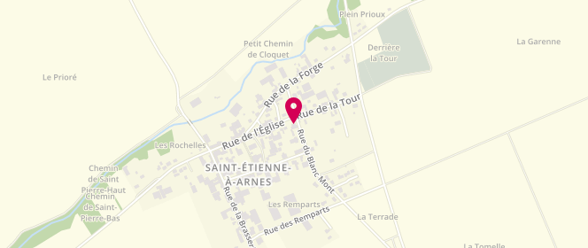 Plan de Accueil de loisirs - Familles Rurales saint Étienne À Arnes, Place de la Mairie, 08310 Saint-Étienne-à-Arnes