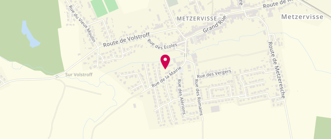 Plan de Pep Lor'est Metzervisse - extrascolaire, 10 Rue de la Mairie, 57940 Metzervisse