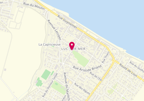 Plan de Accueil Jeunes Service Jeunesse Luc Sur Mer, Rue du Docteur Tessel (Complexe Sportif), 14530 Luc-sur-Mer
