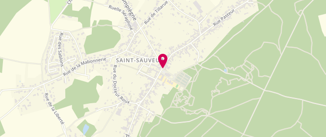 Plan de Accueil de loisirs de Saint Sauveur, 1 Rue Aristide Briand, 60320 Saint-Sauveur