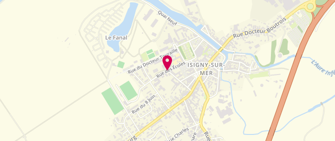 Plan de Accueil de loisirs Isigny-Omaha Intercom - Isigny, 1 Rue des Ecoles, 14230 Isigny-sur-Mer
