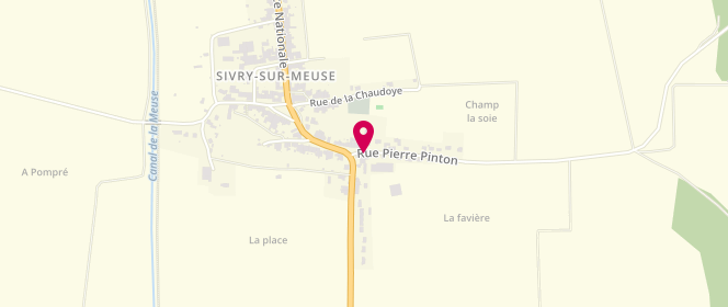 Plan de Afr - Sivry Sur Meuse, 2 Rue Pierre Pinton, 55110 Sivry-sur-Meuse