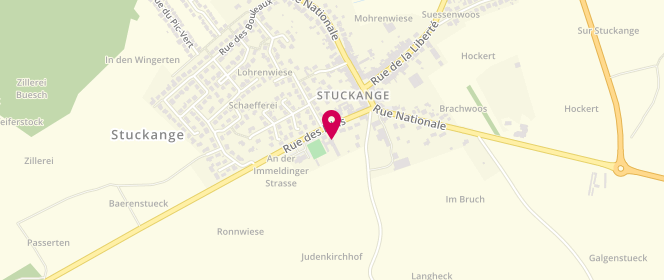 Plan de Mairie De Stuckange - périscolaire, 9 Rue des Lilas, 57970 Stuckange
