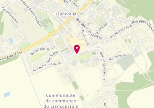 Plan de Accueil de loisirs extrascolaire de Liancourt, 7 Avenue du Général de Gaulle, 60140 Liancourt