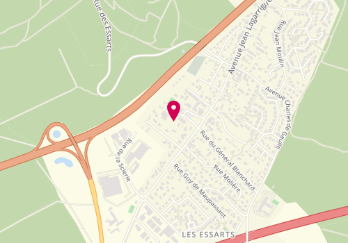Plan de Groupe Scolaire Brossolette Maternel, Place Cesaire Levillain, 76530 Grand-Couronne
