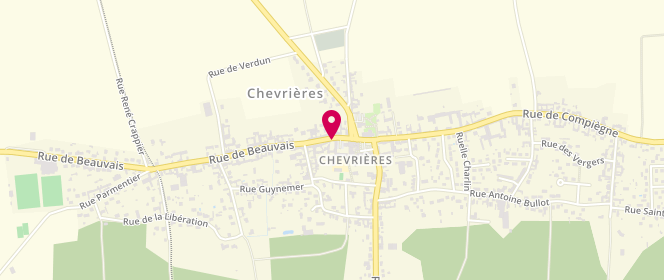 Plan de Accueil de loisirs de Chevrieres, 99 Rue de Beauvais, 60710 Chevrières