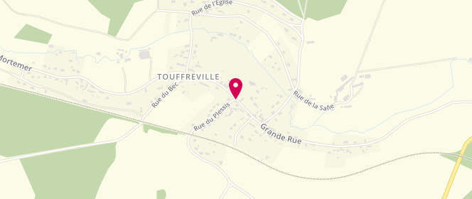 Plan de Accueil de loisirs de Toufreville, 46 Grande Rue, 27440 Touffreville