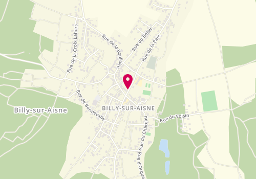 Plan de Association familles rurales de Billy sur Aisne, 31 Rue de la Paix, 02200 Billy-sur-Aisne