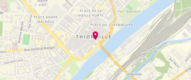 Plan de Mairie De Thionville - périscolaire, Rue Georges Ditsch, 57100 Thionville