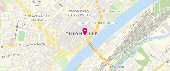 Plan de Assoc J Prevert Thionville - périscolaire/extrascolaire, 10 Boucles des Prés de Sainte Pierre, 57100 Thionville
