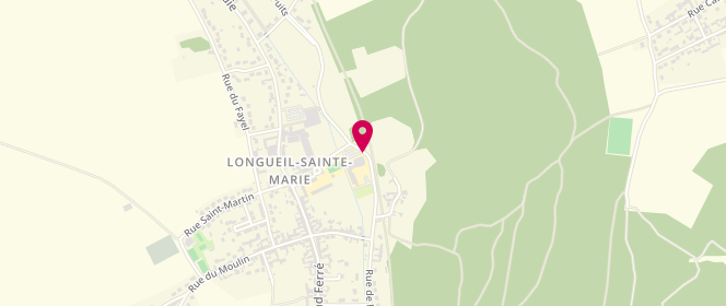 Plan de Accueil de loisirs de Longueil Sainte Marie, 6 Rue du Muguet, 60126 Longueil-Sainte-Marie